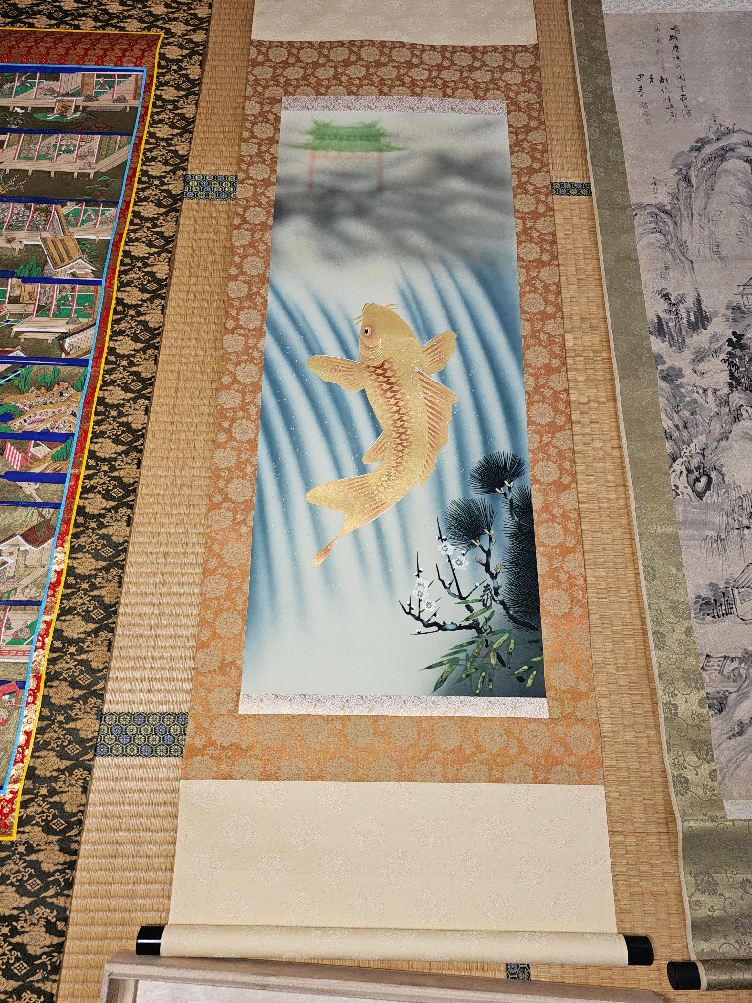 Koi scroll from Hanasaki.