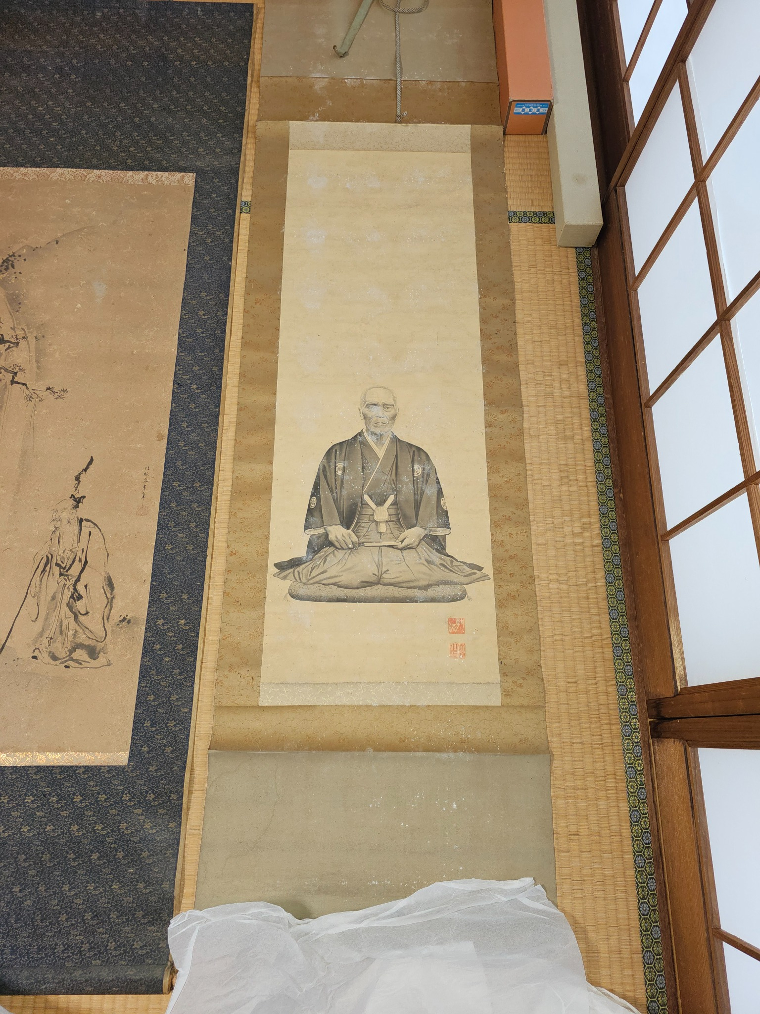 Imagined old man Sakai scroll.