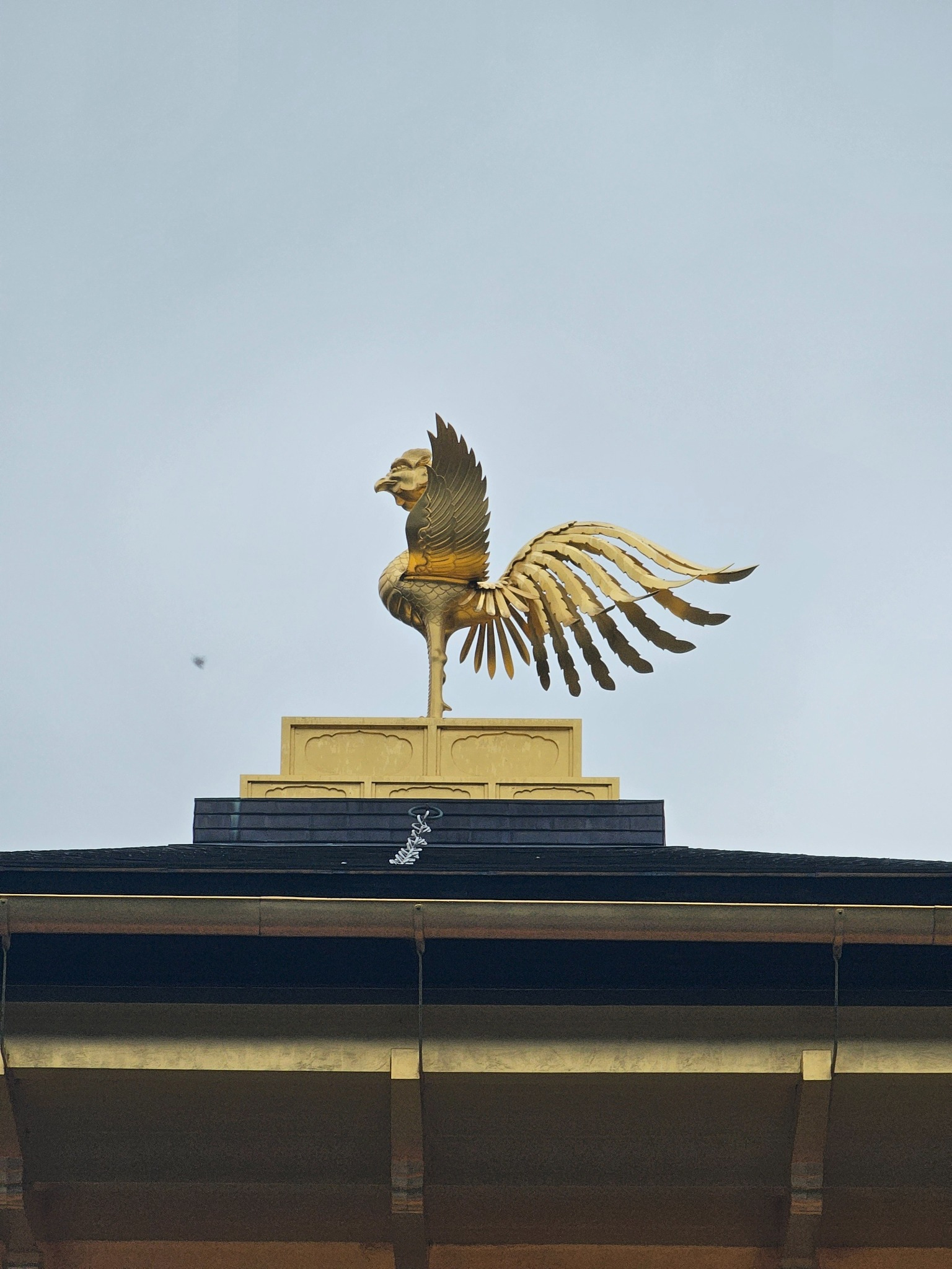 Golden phoenix at Kinkakuji.